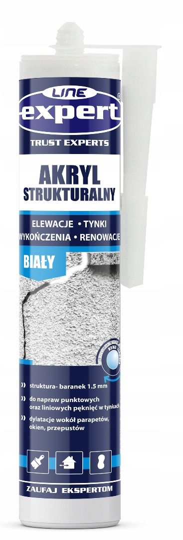 AKRYL EXPERT FASADOWY BIAŁY 280ML