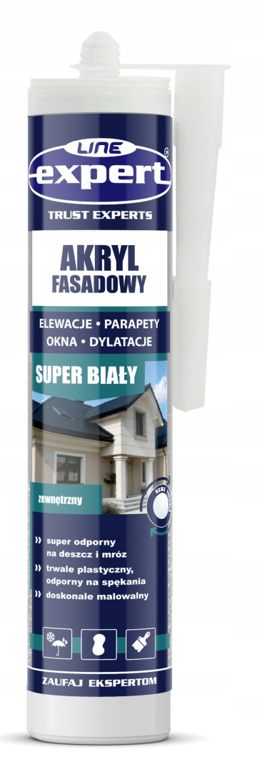 AKRYL EXPERT FASADOWY BIAŁY 280ML