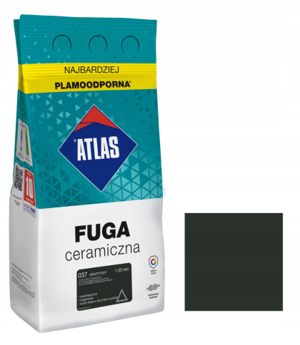 ATLAS FUGA CERAMICZNA GRAFITOWY 5KG