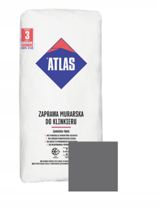 ATLAS ZAPRAWA MURARSKA DO KLINKIERU GRAFIT 25KG