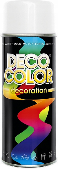 DECO COLOR BIAŁY POŁYSK 400ML RAL9010