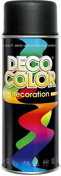 DECO COLOR CZARNY MAT 400ML RAL 9005