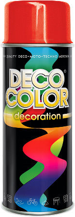 DECO COLOR CZERWONY OGNISTY 400ML RAL 3000